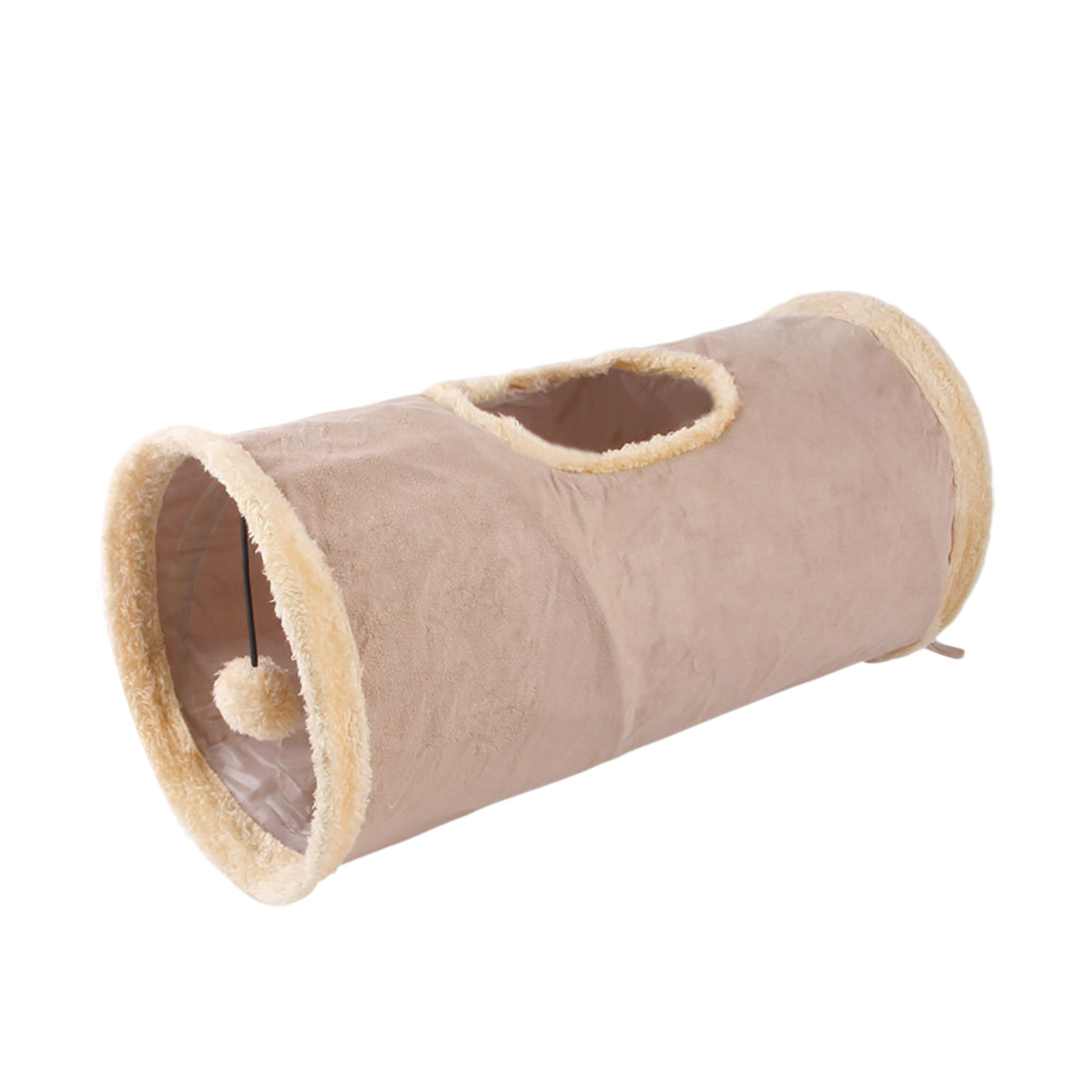 thumbnail image 2 of Túnel Plegable De Ante Para Gatos Adecuado Para Interiores Túnel Portátil Para Que Jueguen Los Gatos Con Agujeros Adecuado Para Que Jueguen Gatos, Hurones Y Conejos, 2 of 2